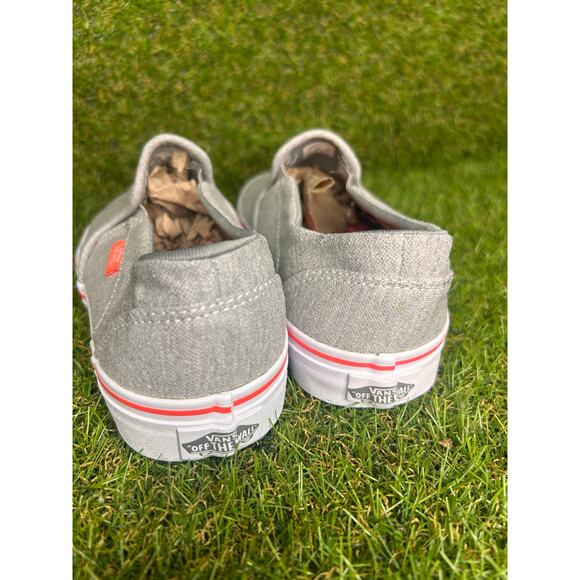 Vans Womens Asher Jersey Gray Slip-On Sneakers Streetwear Size 9 - Picture 5 of 9